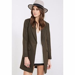 Forever 21 Wool Blend Trench Coat